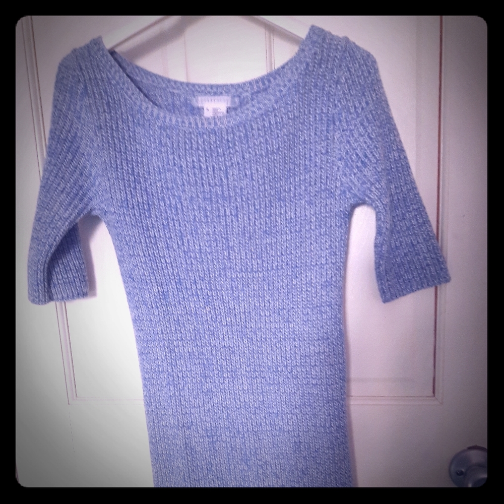 Mid length sweater dress